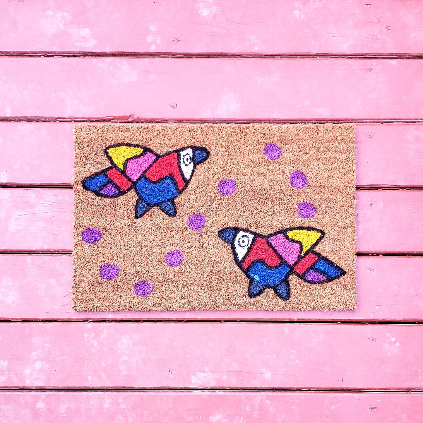 Pajarito Swirl Dots Mat