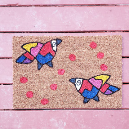 Pajarito Swirl Dots Mat